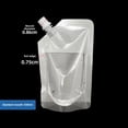 thumbnail image 1 of Bolsa de boca de succión autoportante transparente Bolsa de leche de soja para sopa de ciruelas Bolsa de medicina china Bolsa de bebidas de grado alimenticio para jugo de fruta Bolsa de cerveza para, 1 of 6
