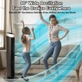 thumbnail image 3 of VAJIAZA 42" Tower Fan with 3 Modes & 3 Speeds, Oscillating Standing Fan with Remote Control,8h Timer, 30ft/S Powerful Airflow Ultra Quiet Fans for Home Bedroom Office, 3 of 8