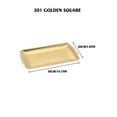 thumbnail image 4 of Barbecue Grill Pan Korean Stainless Steel Plate Rectangular Plate Gold Tray Craft Ornaments Barbecue Plate Western Snack Plate Flat Plate Gold B, Kitchen Essentials Clearance Sale, 4 of 9