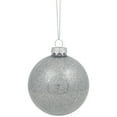 thumbnail image 3 of Northlight Mercury Glass Style Glass Christmas Ornament Set - 3" - Silver and Champagne - 12ct, 3 of 9