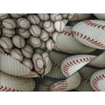 thumbnail image 4 of Ambesonne Sports Quilted Bedspread Set 3 Pcs, Baseball Sport Emblem Art, Queen Size, Beige Red, 4 of 5