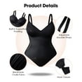 thumbnail image 4 of USEASY Shapewear for Women Plus Size Tummy Control Seamless Thong Shapewear Bodysuit Full-Body Faja Body Shaper Built-in Bra, 4 of 7