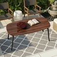 thumbnail image 5 of Zimtown Folding Coffee Table, 31.5" Portable Wood Small Table Study Lap Desk for Living Room, Home, Office, No Assembly Needed, Walnut, 5 of 6