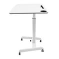 thumbnail image 6 of Height Adjustable Mobile Standing Desk with Wheels, Durable Iron Construction, Wide Tabletop for Home, Office, and Classroom Use - Easy to Move and Clean, 6 of 7