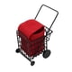 thumbnail image 2 of Bewildely Mini carro de compras para casa con bolsa de tela roja, carros en miniatura a escala 12, accesorios de decoración, modelo de Muebles de casa de muñecas, 2 of 6
