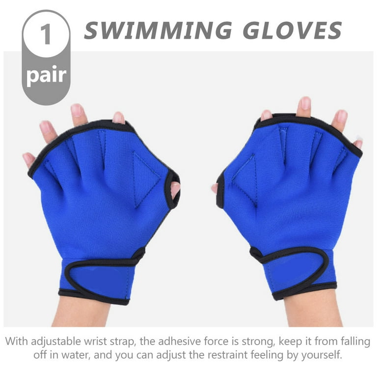 1 Pair Water Gloves Swimming Pool Gloves Swimming Training Gloves Swim  Mitts 