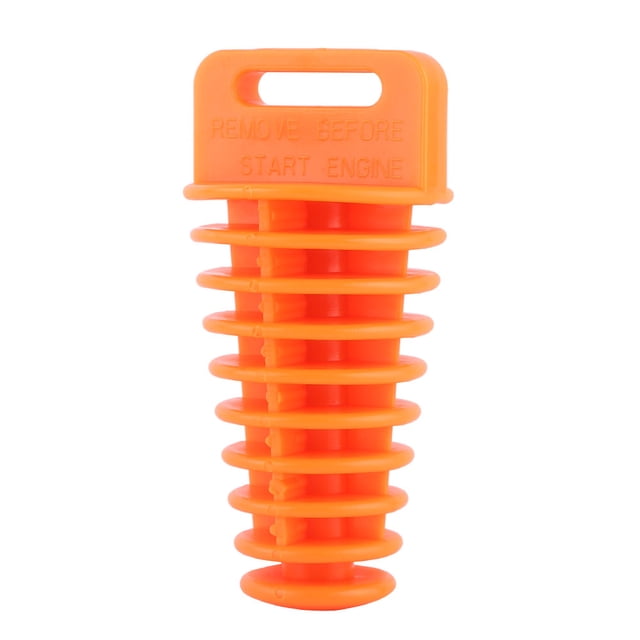 Silenciador de escape para motocicleta, motocross, ATV, quad, 2 tiempos, 4 tiempos, tapón de lavado, color naranja