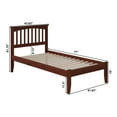 thumbnail image 6 of Mission Platform Bed with Open Foot Board in, in Multiple Colors and Sizes, 6 of 7