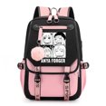 thumbnail image 1 of SpyXFamily Anya Forget Anime Backpack Girl KawaiiM Pink12, 1 of 5