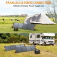 thumbnail image 6 of GRECELL Portable Solar Panels for Power Station, 200 GRECELL 200W Portable Solar Panel for Power Station, Foldable Solar Charger, IP65 Waterproof Solar Panel Kit DC XT60 Anderson Aviation Output, 6 of 10