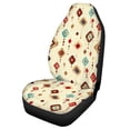 thumbnail image 5 of Uourmeti Geometric Diamond Pattern Auto Seat Cushion Durable Auto Cushion Easy Clean Wear Resistant 1 Pieces Set Compatible with Trucks Van, 5 of 6