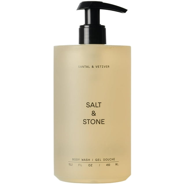 Gel de baño Antioxidante con sal y piedra Santal & Vetiver, 450 ml