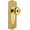 Lifetime Brass, variant on Grandeur 807454 Parthenon Solid Brass Rose Passage Door Knob Set - Brass