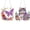 2PCS Animal-1, variant on FLOPESN DIY CatTreeGemstone Pearl Art Painting Diamond Hanging Ornament, 9.33*9.13 inch, Acrylic Material Irregular Shape Wall Decor