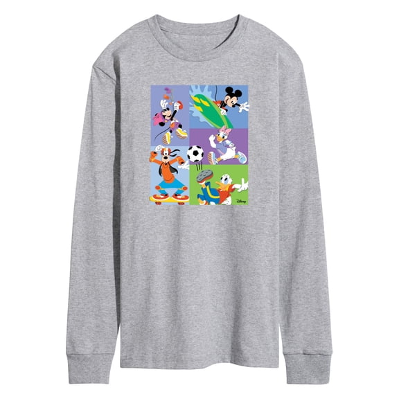 Disney - Mickey Mouse And Friends Sports Men's Long Sleeve Graphic T-Shirt