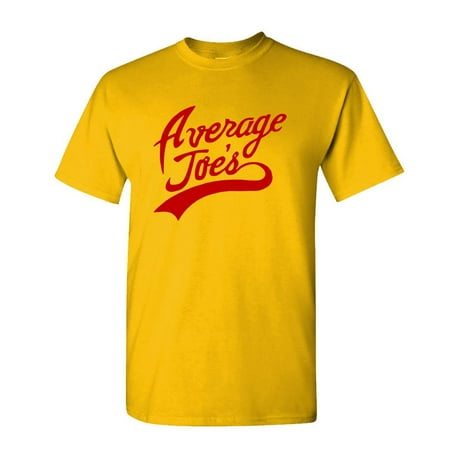 AVERAGE JOES - Funny Halloween Dodgeball - Mens Cotton T-Shirt, Gold