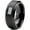 Black Step Bevel Tungsten, variant on Tungsten Kansas Sunflower State Band Ring 8mm Men Women Comfort Fit Black Step Bevel Edge Brushed Polished