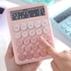 thumbnail image 4 of Calculadora de escritorio Pantalla LCD grande de 12 dígitos Botón redondo grande, 4 of 8