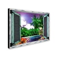 thumbnail image 2 of Trademark Fine Art "Tropical Window to Paradise I" Canvas Art by Leo Kelly, 2 of 3