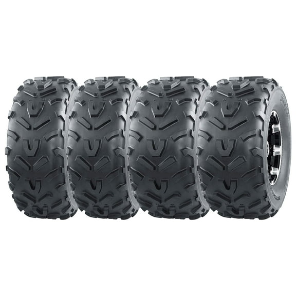 WANDA Set 4 ATV tires 22x9-10 Front & 22x11-10 Rear 97-04 Kawasaki Mule 550