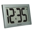 thumbnail image 7 of AcuRite 9.5" Large Digital Clock with Intelli-Time Technology, Silver (75102M), 7 of 7