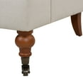 thumbnail image 3 of Jennifer Taylor Home Alana 38" Lawson Large Living Room Accent Arm Chair with Metal Casters, Sky Neutral, 3 of 15