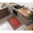 thumbnail image 1 of Alfombra Keen Home Design vintage marroquí de 60 x 90 cm, lavable, 1 of 9