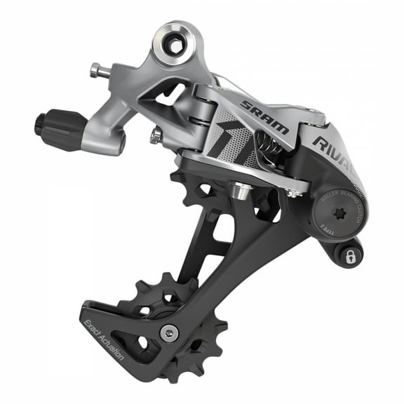 SRAM Rival 1 Rear Derailleur - 11 Speed, Long Cage, Black/Silver
