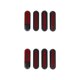 thumbnail image 3 of Soidarity 4 Uds Scooter rueda trasera delantera cubierta de neumático Hubs carcasa protectora pegatina para Mijia M365 Scooter Eléctrico negro 2piezas, 3 of 6