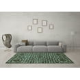 thumbnail image 3 of Ahgly Company Indoor Rectangle Abstract Light Blue Modern Area Rugs, 6' x 9', 3 of 4