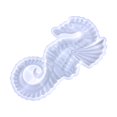 thumbnail image 1 of OUSITAID 3D Seahorse Silicone Mold - DIY Handmade Home Wall Display Pendant Crafts Supply, 1 of 7