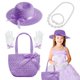 thumbnail image 1 of Set de accesorios para gorros y gorros de fiesta de té Tradder para niñas, 1 of 6
