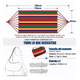 thumbnail image 5 of Hamaca De Lona Cómoda Y Económica Puede Soportar 200 Kg colores, 5 of 5