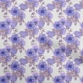 thumbnail image 1 of oneOone Polyester Spandex White Fabric Florals Sewing Craft Projects Fabric Prints By Yard 56 Inch Wide, 1 of 4