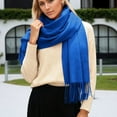 thumbnail image 4 of shoper Large Scarf for Women Oversized Scarves Blanket Soft Big Wool Thick Winter Warm Women, 4 of 5
