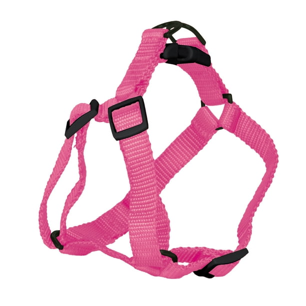 Vibrant Life Polyester Adjustable Step-in Harness for Dogs, Pink