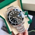 thumbnail image 1 of Reloj mecánico automático de acero fino para hombre, reloj de negocios con correa de acero y mecanismo de registro, 1 of 4