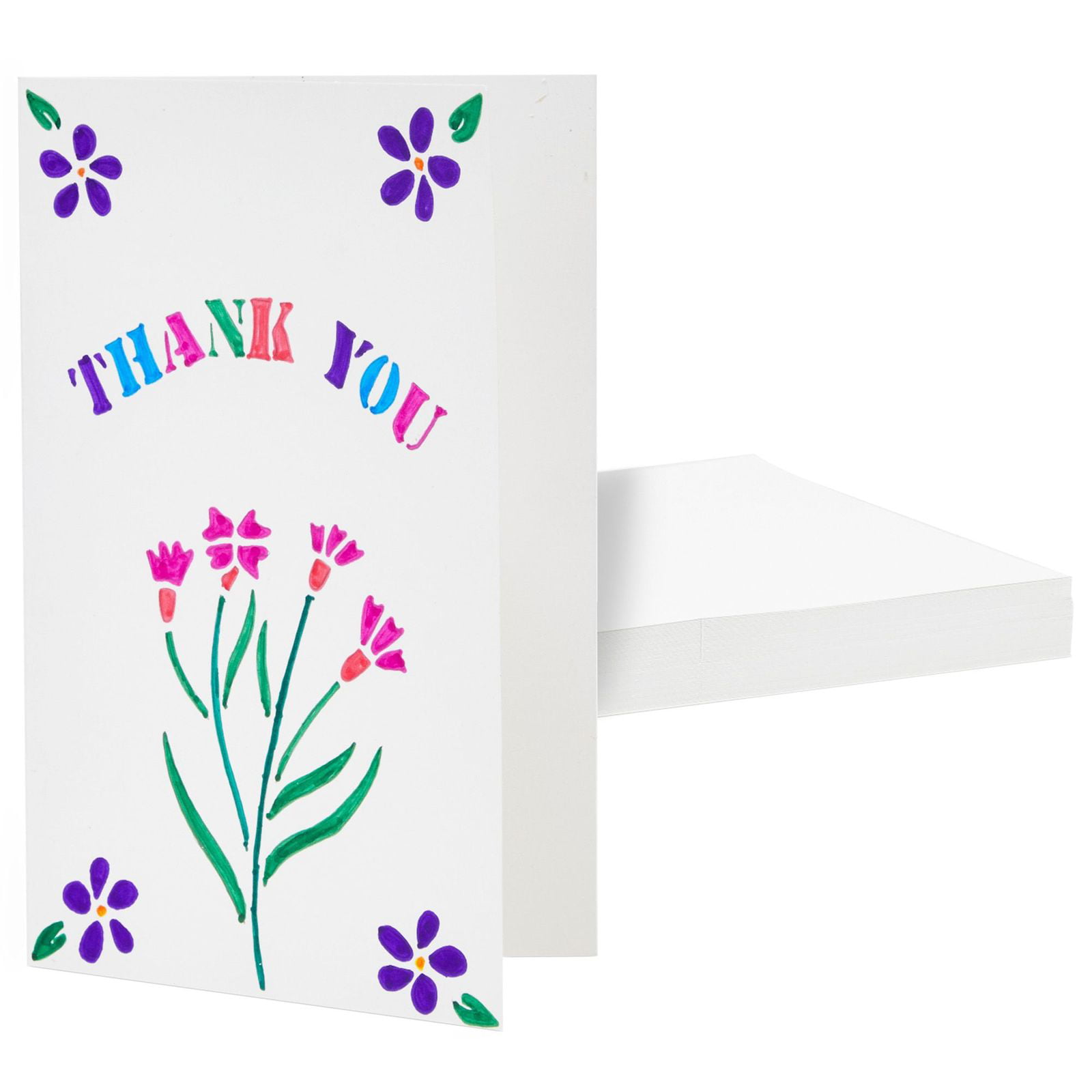White Card Stock Half Fold Greeting Cards for DIY Craft, Notes, Glossy and  Matte (21.21 x 21.21 In Folded, 21 Sheets) With Regard To Half Fold Card Template