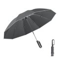 thumbnail image 1 of HLONK Inverted Umbrella with Carabiner Handle  Wind Proof Umbrellas For Rain  46 Inch Portable Reverse Folding Umbrella  Car Umbrella for Women Men  10 Ribs, 1 of 4