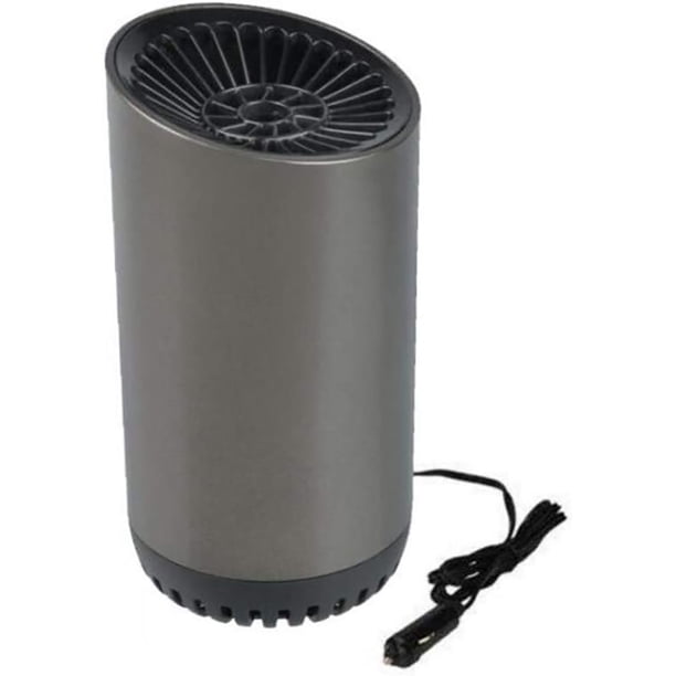 Calentador de automóvil de material ABS de alta calidad, descongelador cilíndrico en forma de copa para todos los vehículos de 12 V, diseño fácil de usar con protección contra sobrecorriente,