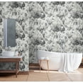 thumbnail image 3 of NextWall  Watercolor Flower Peel and Stick Wallpaper 20.5 in. W x 18 ft. L - Inkwell, 3 of 9