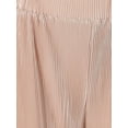 thumbnail image 5 of DARING DIVA Women's Elastic High Waist Wide Leg Outfit Trousers L Pink, 5 of 6