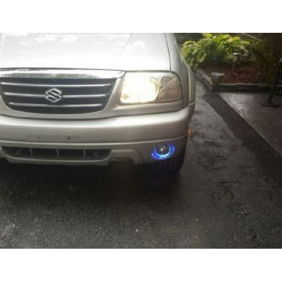White Halo Fog Lamps Driving Lights Kit For 2001-2006 Suzuki XL-7