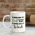 thumbnail image 5 of A Bad Day Of Golf Always Beats A Good Day Of Work 11oz Plastic Coffee Mug | Funny Sporty Cup, 5 of 8