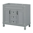 thumbnail image 2 of Euroco 36'' Bathroom Vanity without Top Sink, Cabinet only, Modern Bathroom Storage Cabinet with 2 Soft Closing Doors and 2 Drawers, 2 of 7