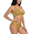 thumbnail image 2 of Daiia Avocado Dog Women's Bikini Set Two Piece Swimsuit High Waisted Bikini Adjustable Straps Bikini Perfect for Beach, Pool, and Summer Vacation-, 2 of 9