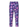 thumbnail image 2 of Disketp Skull rainbow color for Teenagers' Pajama Pants ,Lounge Pants Teen joggers Ideal for Home, School, or Sports-Large, 2 of 6