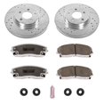 thumbnail image 2 of Power Stop Brake Kit K1714-26 Z26 Street Warrior; Z26 Street Warrior Carbon Fiber Ceramic Brake Pads; Drilled And Slotted Rotor; With Rotor/Brake Pad/Hardware, 2 of 3