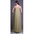 thumbnail image 2 of Bimba Beige Artistique Fleur Bretelles Spaghetti Nuisette pour Femmes Chemise de Nuit pour Dames Tenue de Nuit Robe de Sommeil d'Allaitement XXX-Large, 2 of 5