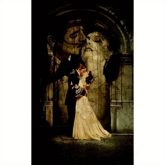 Adult DIY 5D Diamond Painting Kit, Gone with the Wind Series Art Round Diamond, Full Diamond Diamond Embroidery Kit, Mosaic Cross Stitch Craft Home Wall Decoration